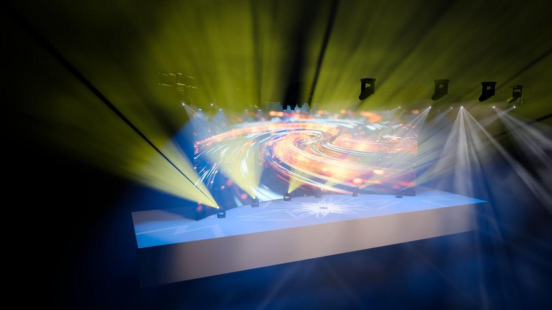 Live band: swirl LED looks · 10