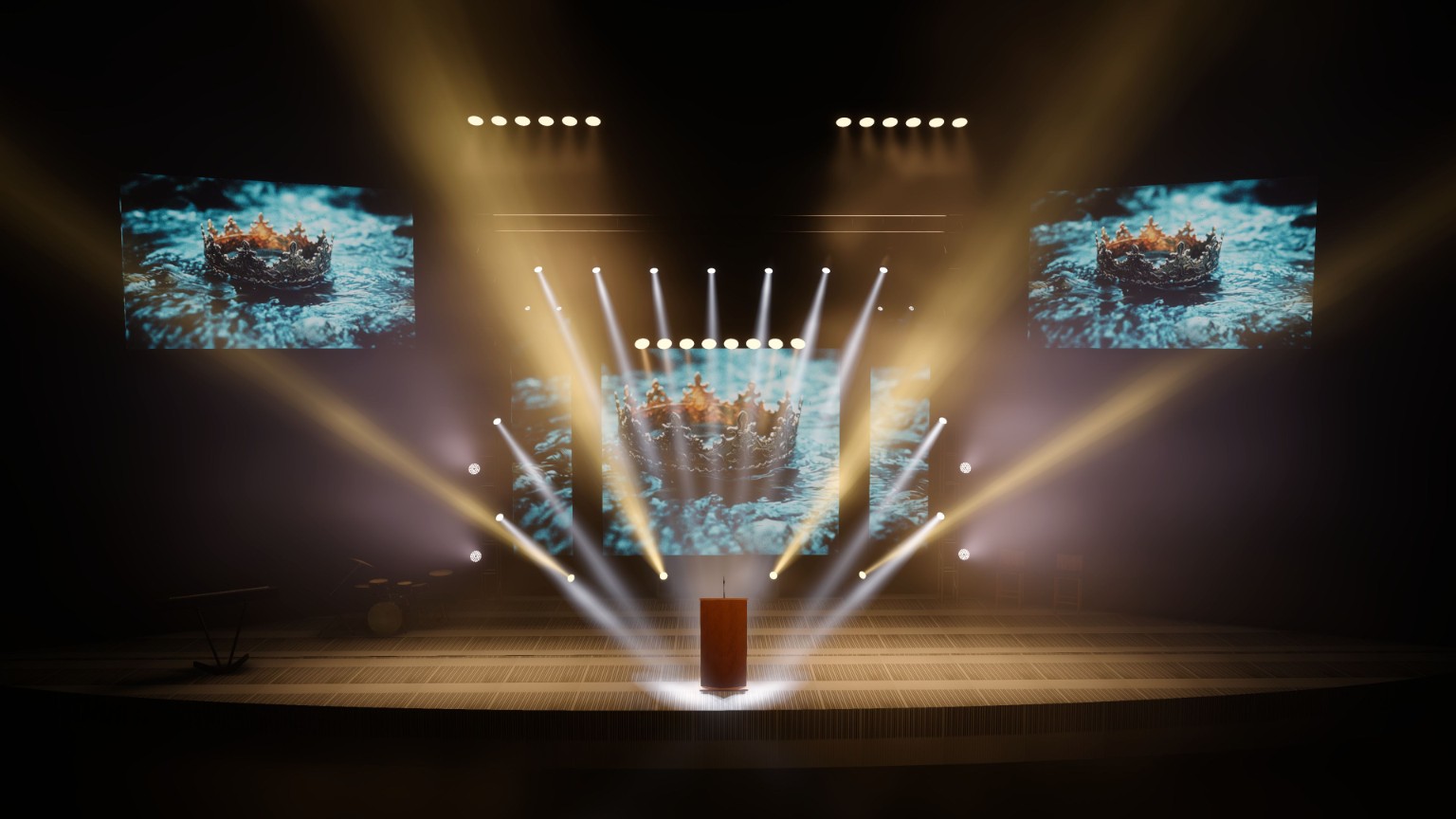 WILTL Studios supplied stage design visual — example of creative approach, not a product photograph